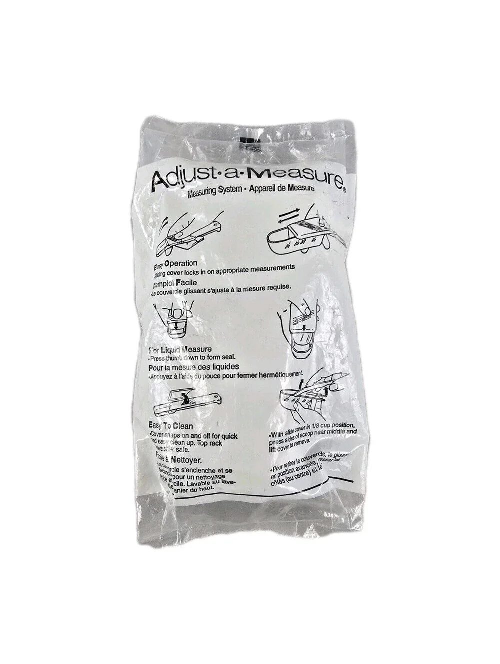 Pampered Chef Adjust-A-Measure Set Adjustable Measuring Cup Spoon Kitchen Tool